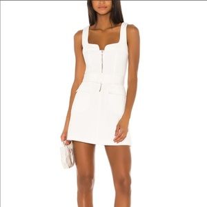 L’Academie Charmine White Mini Dress NWT medium